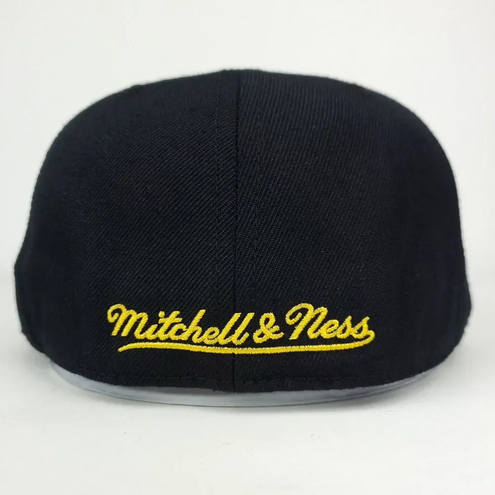 Golden State Warriors Mitchell & Ness NBA‎ Fitted 7 Flatbill Hat Cap 3D Logo NWT